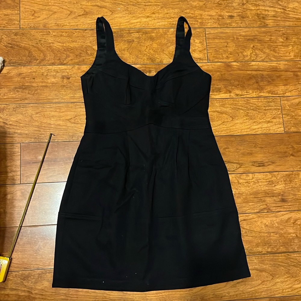 Nanette Lepore black pique dress size 10